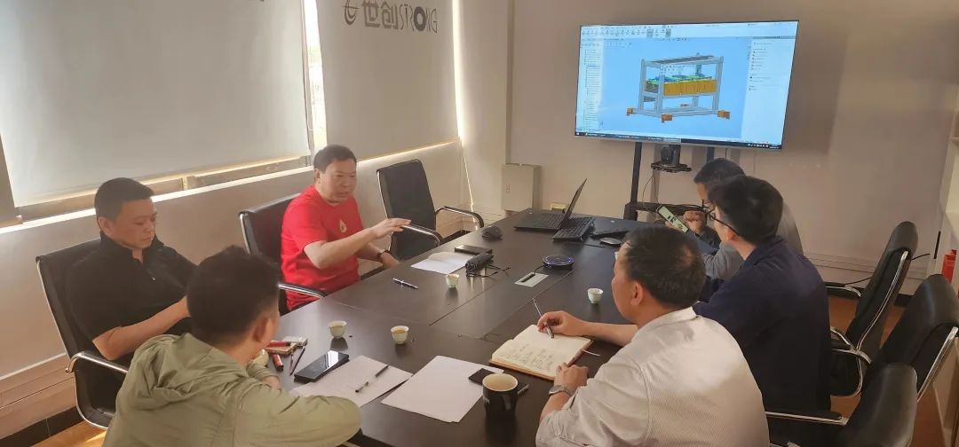 中國鋸業領先企業黑旋風董事長一行蒞臨世創科技